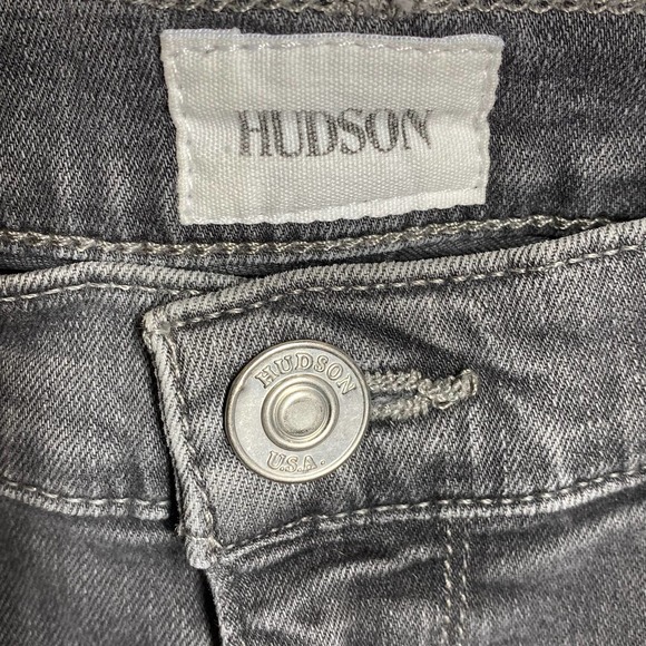 Hudson Krista Super Skinny Denim Jeans Ana Gray Size 26 - Picture 5 of 11